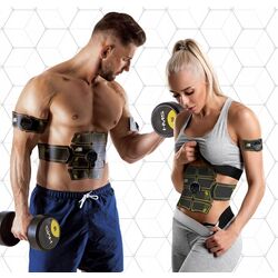 Электростимулятор мышц HMS ABS Master Pro Super (Black/Yellow) Thumb