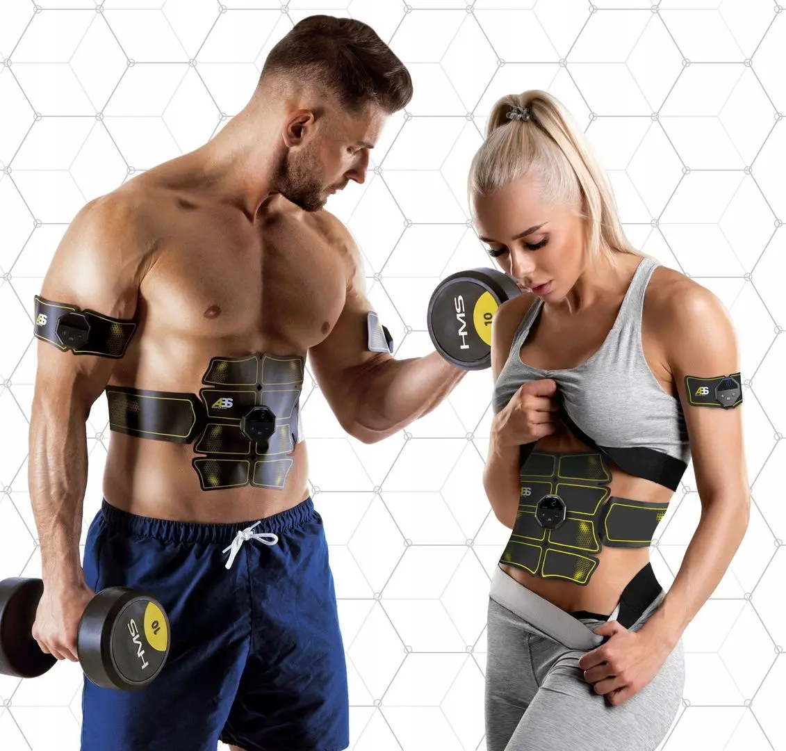 Электростимулятор мышц HMS ABS Master Pro Super (Black/Yellow)