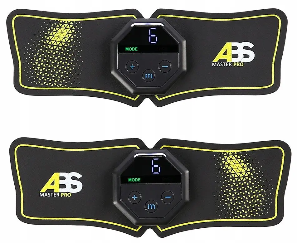 Электростимулятор мышц HMS ABS Master Pro Super (Black/Yellow)
