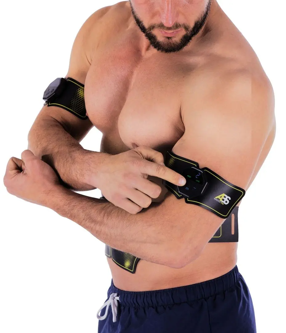 Электростимулятор мышц HMS ABS Master Pro Super (Black/Yellow)
