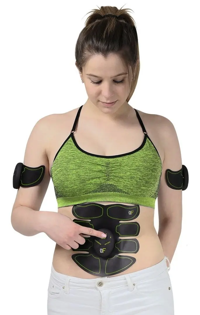 Aparat de electrostimulare musculara HMS Electro BF (Black/Green)