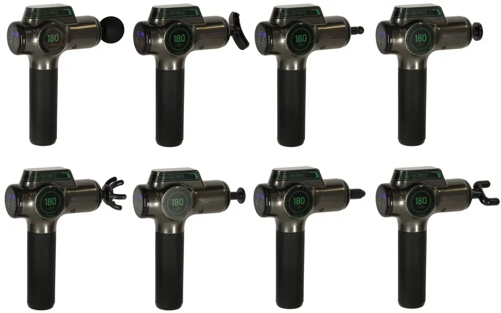 Массажный пистолет Ikonka KX3713 (Black) - 2