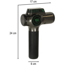 Массажный пистолет Ikonka KX3713 (Black) Thumb