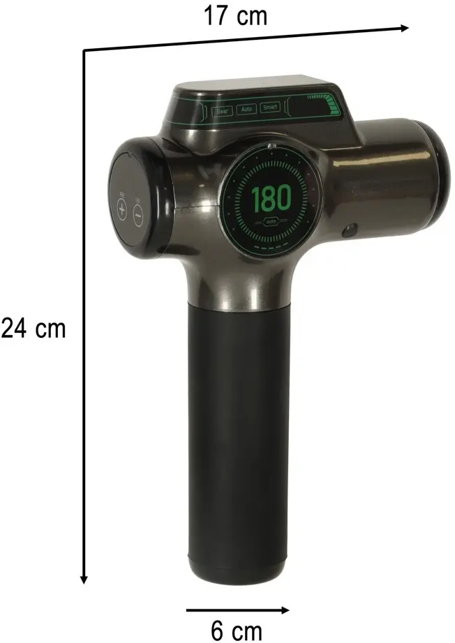 Массажный пистолет Ikonka KX3713 (Black) - 4