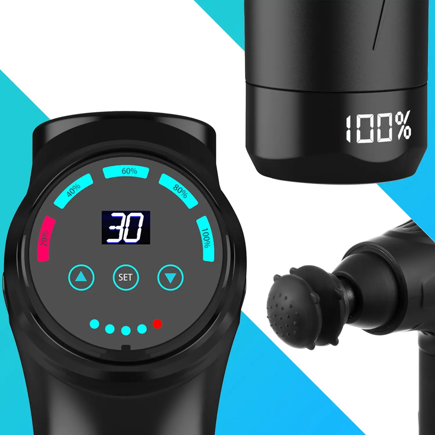 Pistol de masaj Isomedix 26441 (Black)