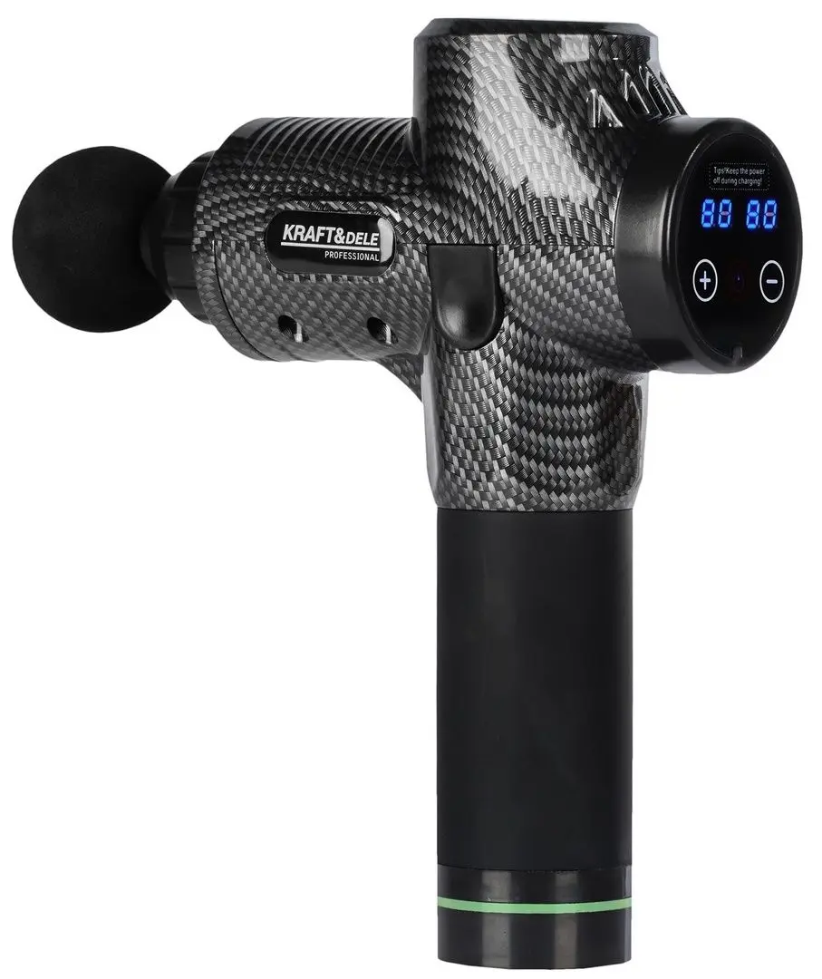 Массажный пистолет Kraft&Dele KD3080 (Black)