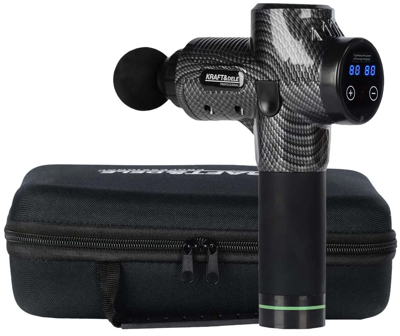 Массажный пистолет Kraft&Dele KD3080 (Black)