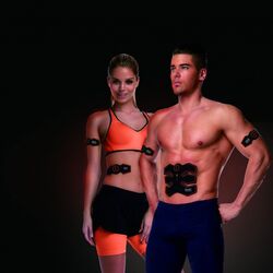 Aparat de electrostimulare musculara La Sports Six Pack (Black/Red) Thumb