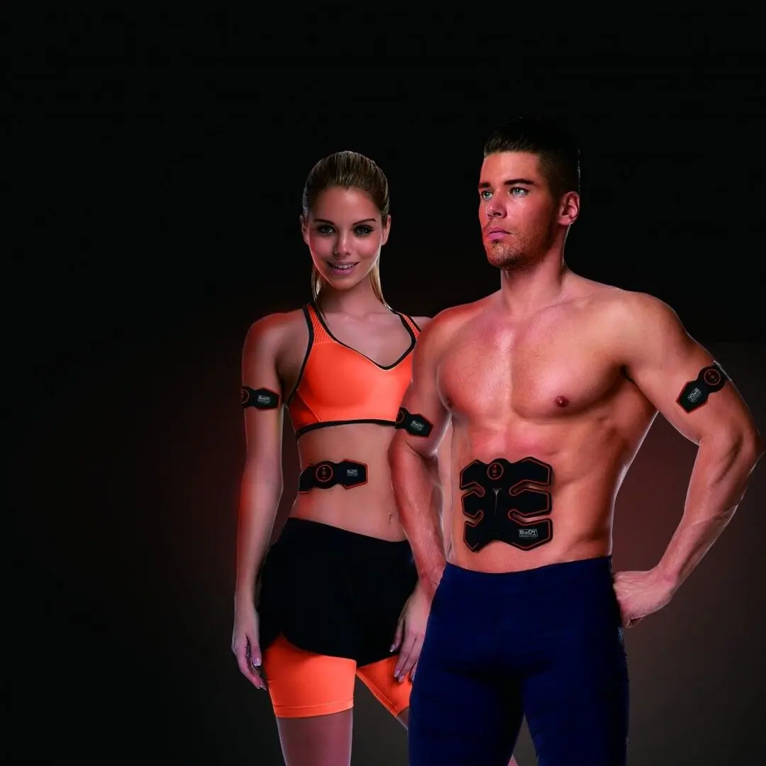 Aparat de electrostimulare musculara La Sports Six Pack (Black/Red) - 4