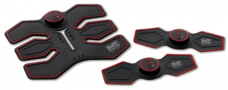 Aparat de electrostimulare musculara La Sports Six Pack (Black/Red)