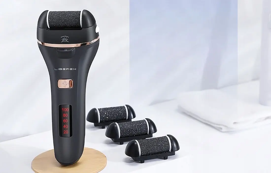 Pila electrica pentru calcaie Liberex CP007117 (Grey)