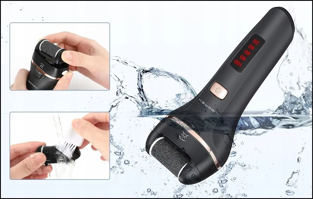 Pila electrica pentru calcaie Liberex CP007117 (Grey)