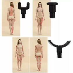 Pistol de masaj Malatec 23642 (Black) Thumb