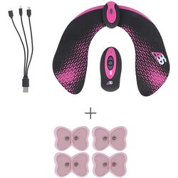 Aparat de electrostimulare musculara HMS ABS Master Pro (Black/Pink)