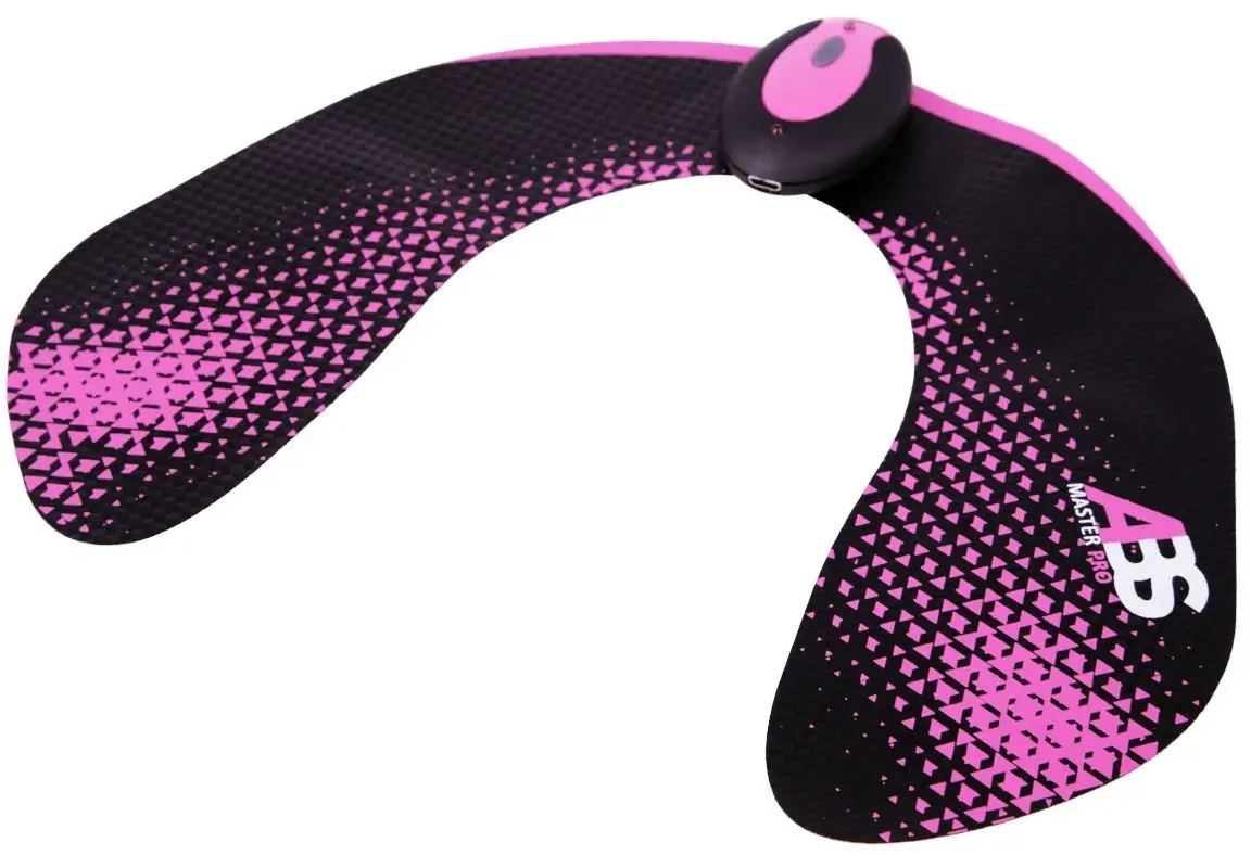 Aparat de electrostimulare musculara HMS ABS Master Pro (Black/Pink)
