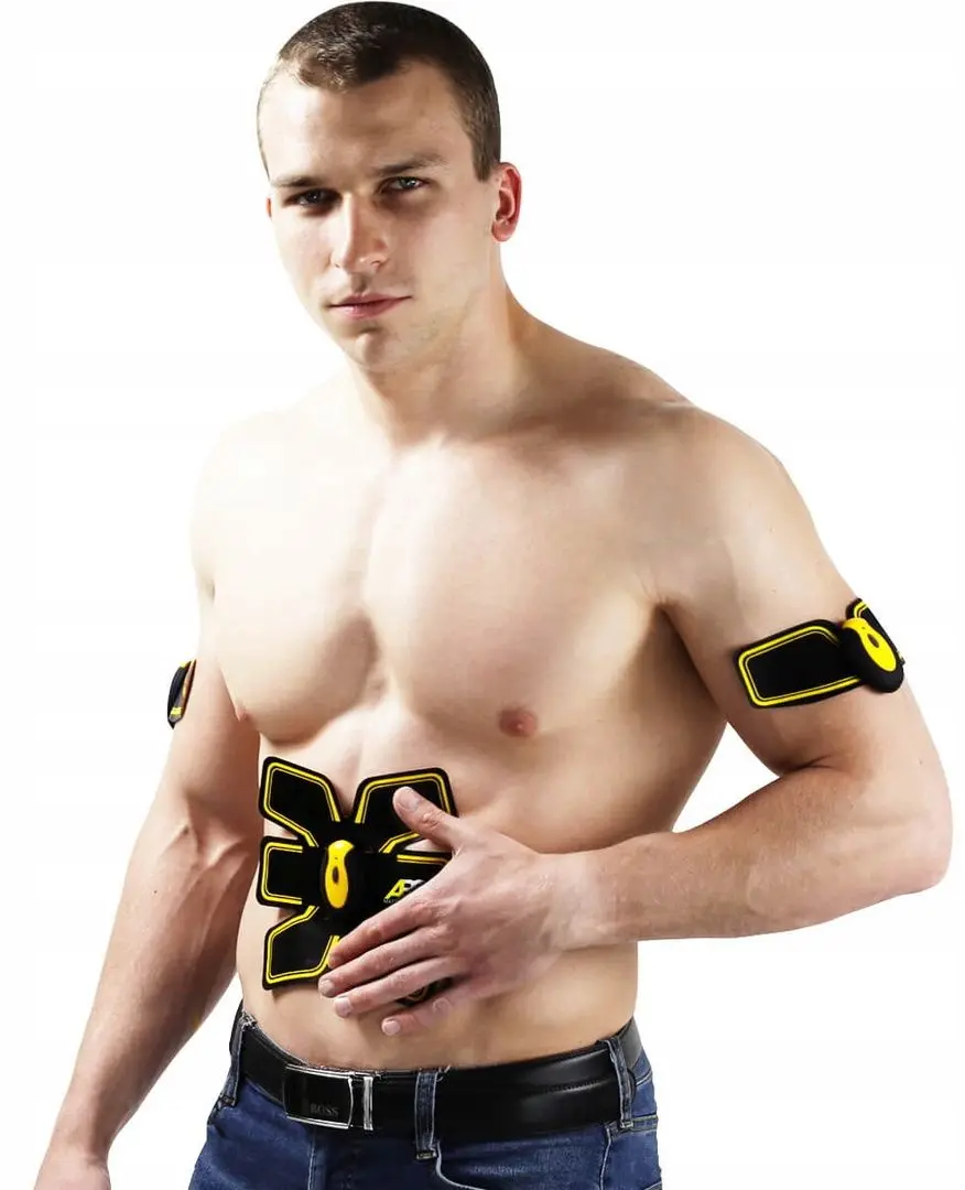 Электростимулятор мышц HMS ABS Master Pro Muscle (Black/Yellow)