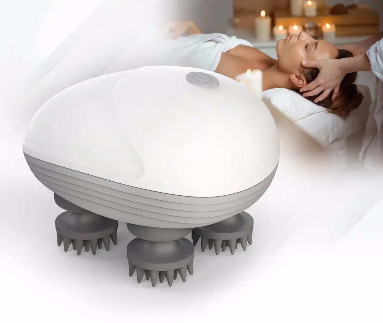 Aparat de masaj Media-Tech MT6524 (White/Grey)