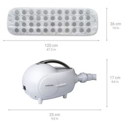 Гидромассажный коврик Medisana MBH Bath Spa 88379 (White/Grey) Thumb