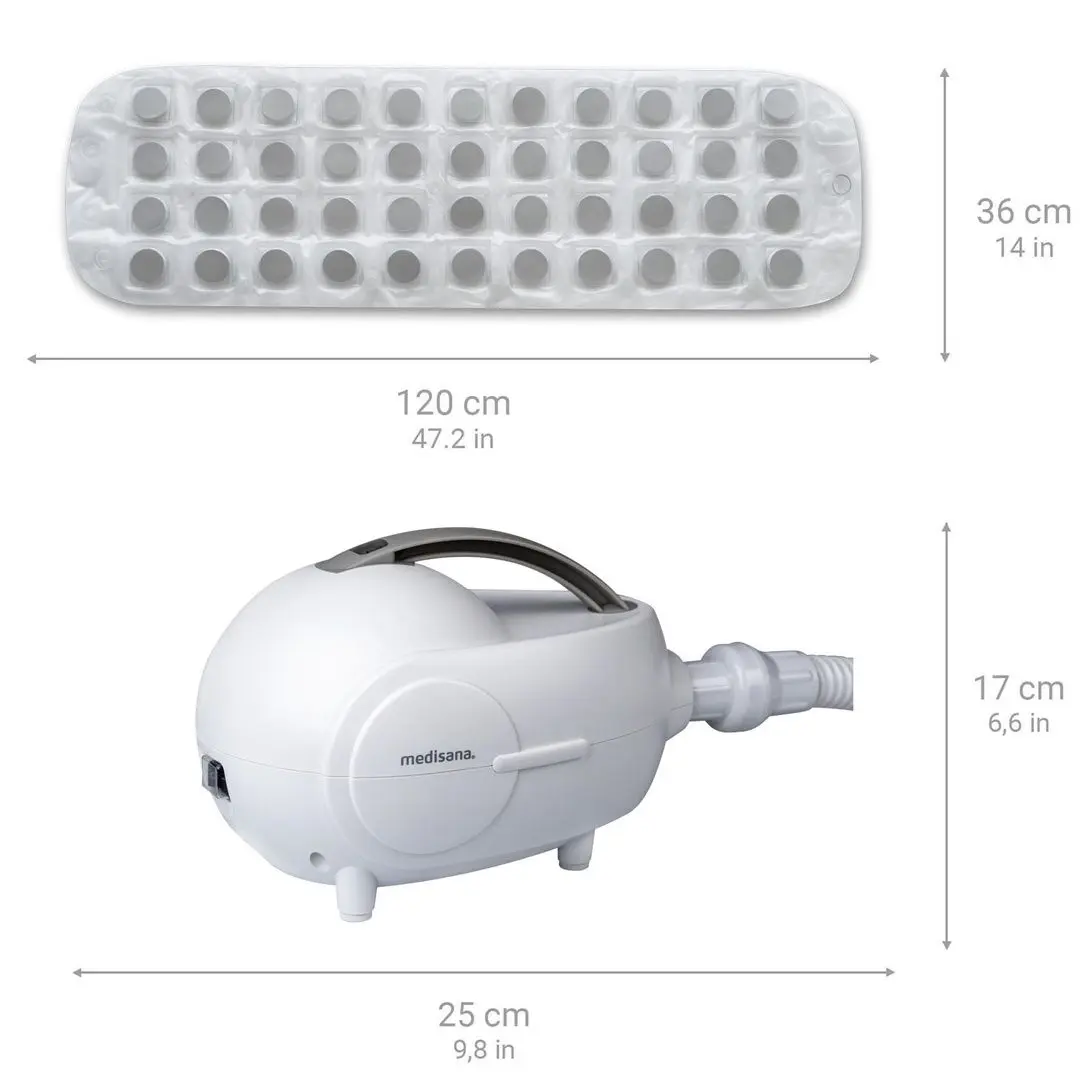 Гидромассажный коврик Medisana MBH Bath Spa 88379 (White/Grey) - 2