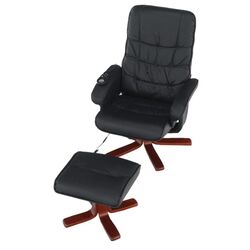 Массажное кресло с подставкой Mobhaus Aurel 2 (Black) Thumb