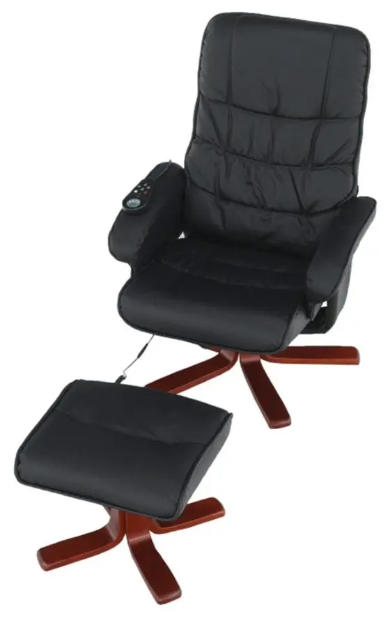 Массажное кресло с подставкой Mobhaus Aurel 2 (Black)