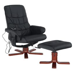 Массажное кресло с подставкой Mobhaus Aurel 2 (Black) Thumb