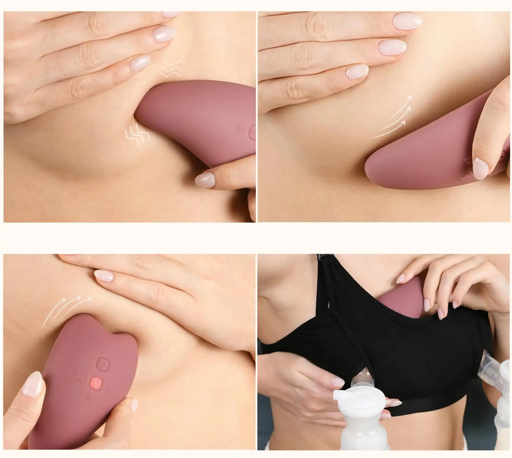 Массажер для лактации Momcozy A1 LM008-IR00BA-B (Pink) - 3