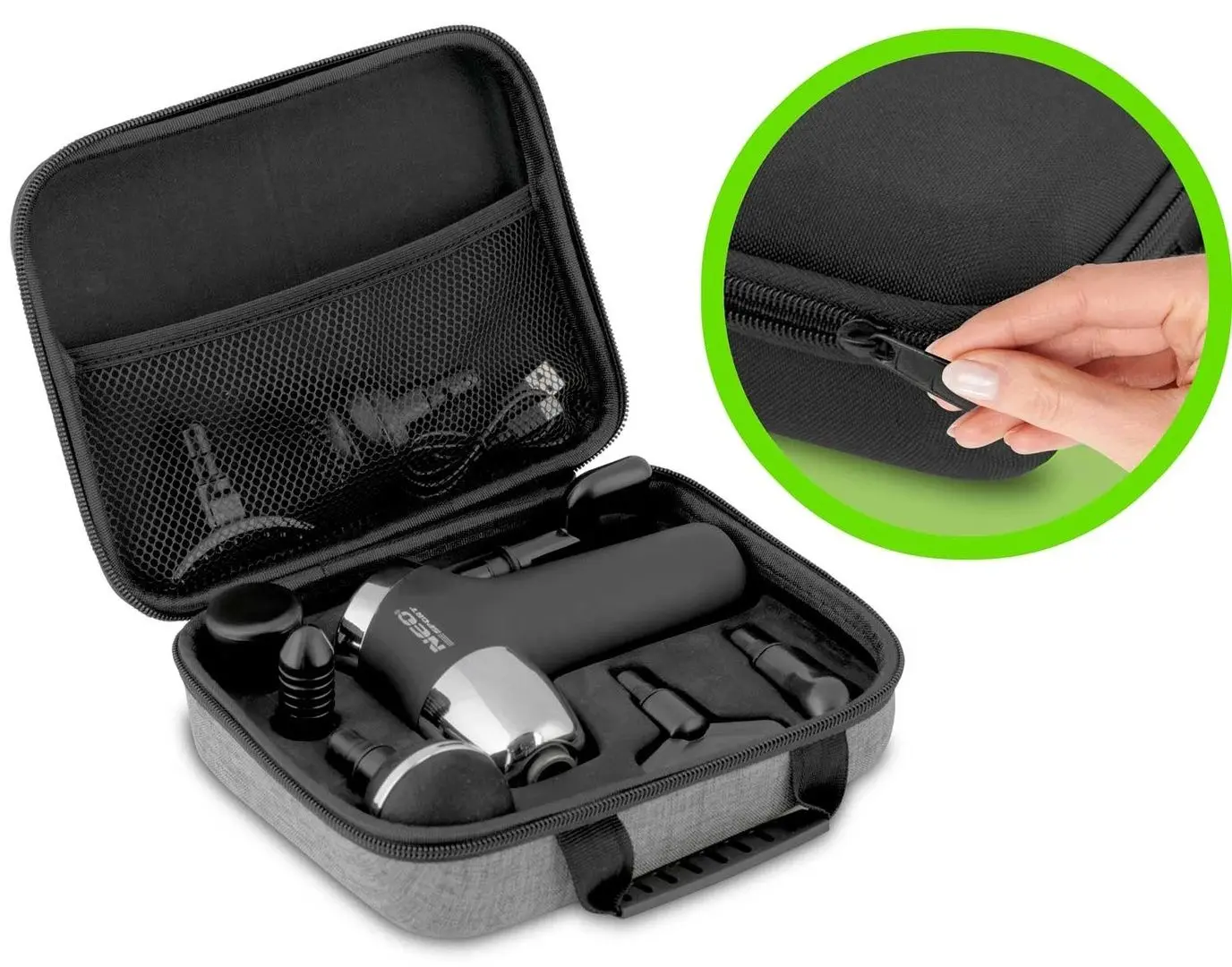 Массажный пистолет Neo Sport NS-500 (Black)