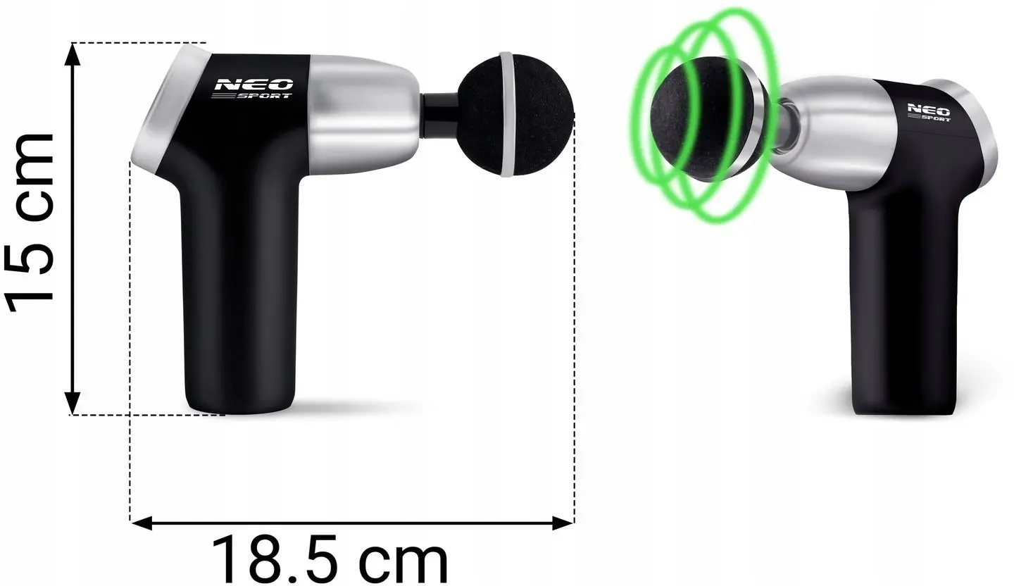 Массажный пистолет Neo Sport NS-500 (Black)