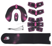 Aparat de electrostimulare musculara ABS Master Pro Multi Set (Black/Pink)