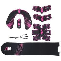 Aparat de electrostimulare musculara ABS Master Pro Multi Set (Black/Pink)