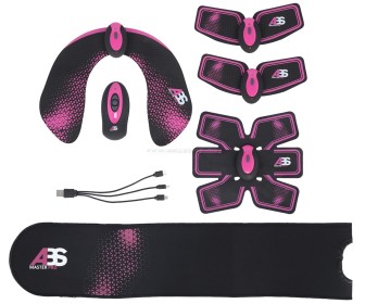 Aparat de electrostimulare musculara ABS Master Pro Multi Set (Black/Pink)