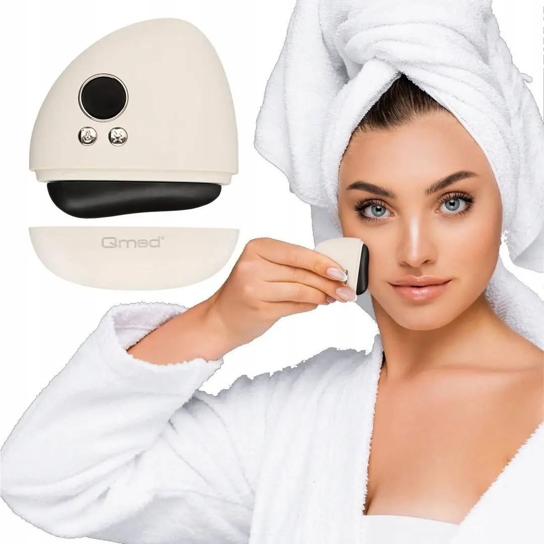 Aparat electronic pentru masaj facial Qmed Gua Sha (Cream) - 2