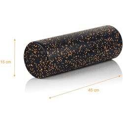 Rolă de masaj Qmed Standard Massage Roller (Black/Orange) Thumb