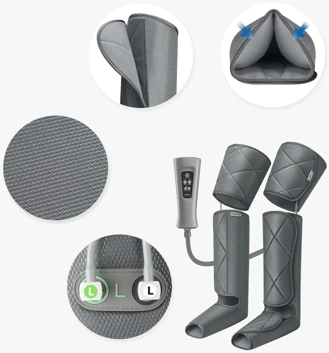 Aparat de masaj Renpho Aeria Ultimate Thermal 2 ALM079H (Black) - 3