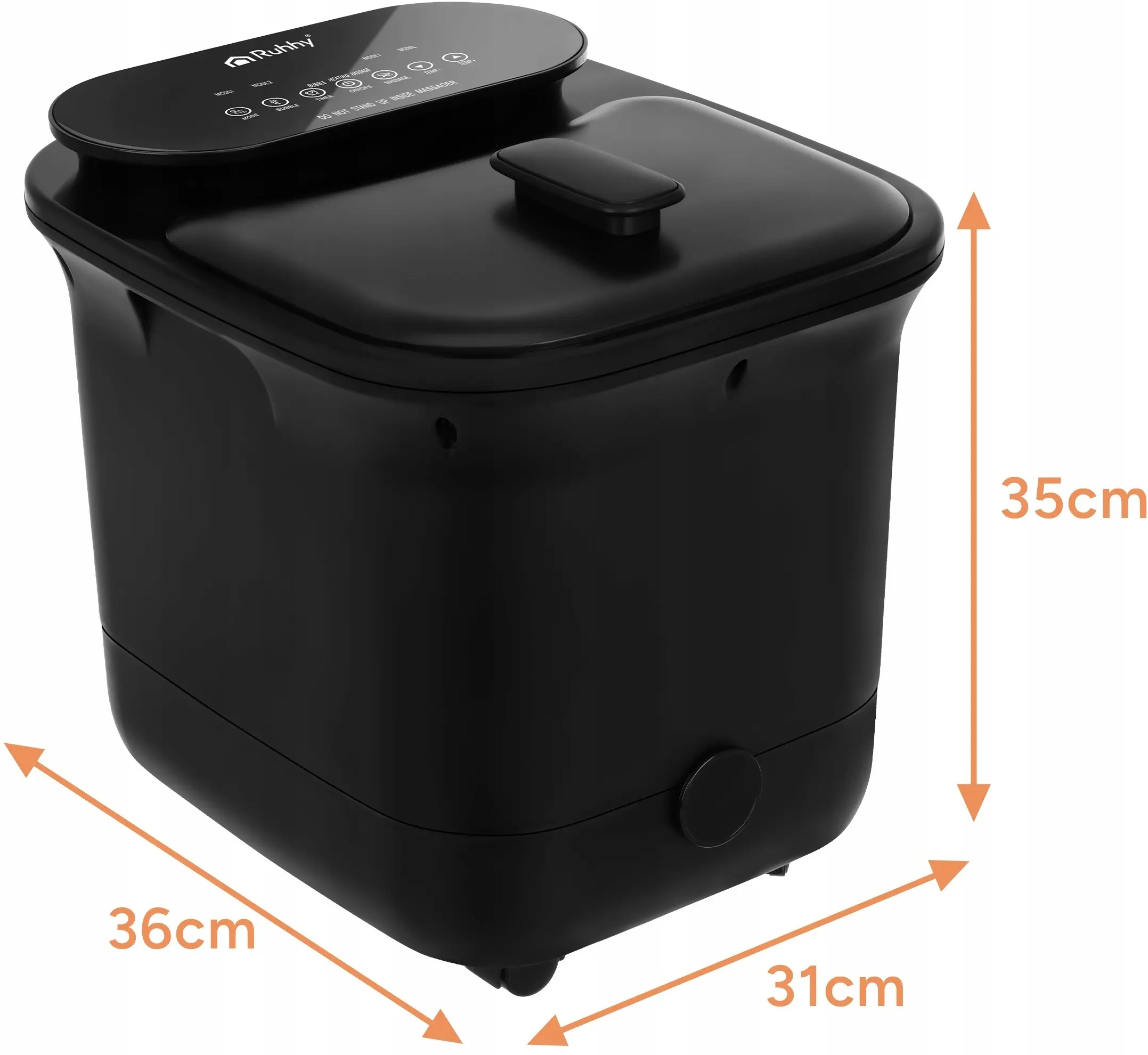 Cada cu masaj pentru picioare Ruhhy 26894 (Black) - 8