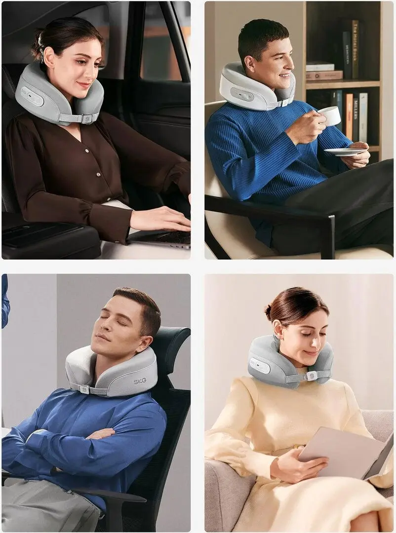Массажер для шеи SKG N5-E (Grey) - 6