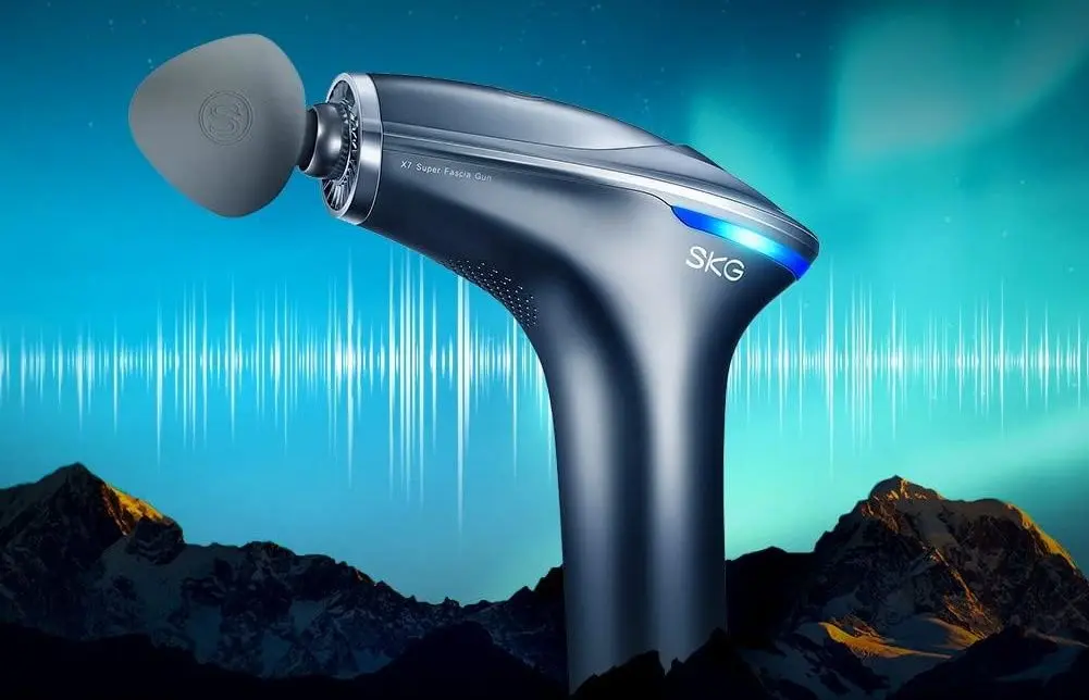 Массажный пистолет SKG X7-E (Grey) - 4