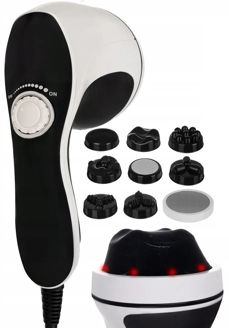 Массажер 9в1 Soulima 22579 (Black/White)