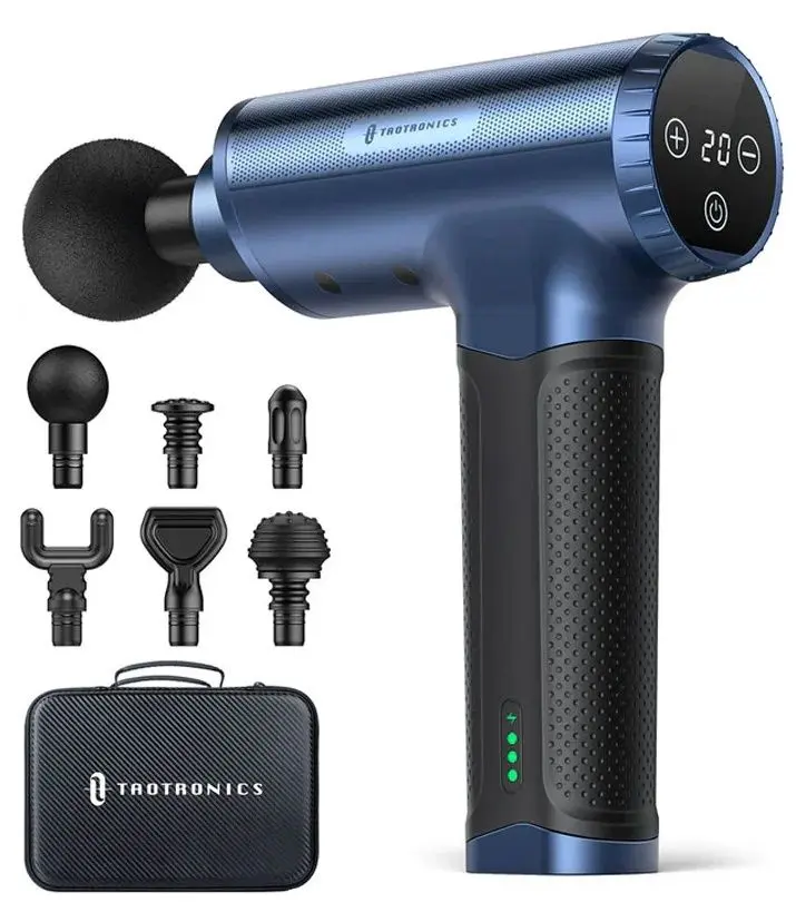 Pistol de masaj TaoTronics TT-PCA004 (Black/Blue)