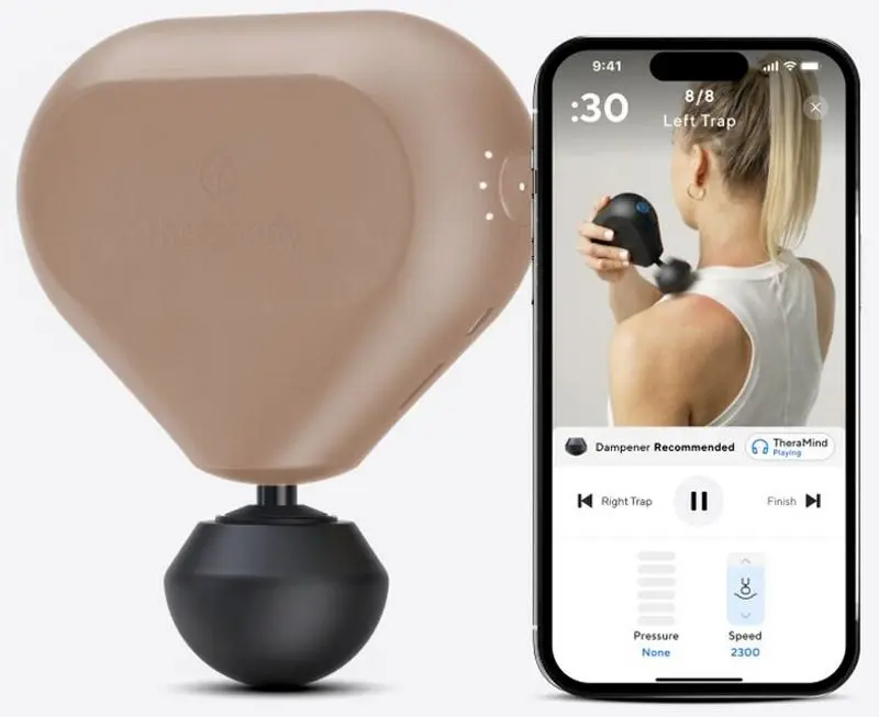 Pistol de masaj Therabody Theragun 2.0 (Desert Rose) - 6