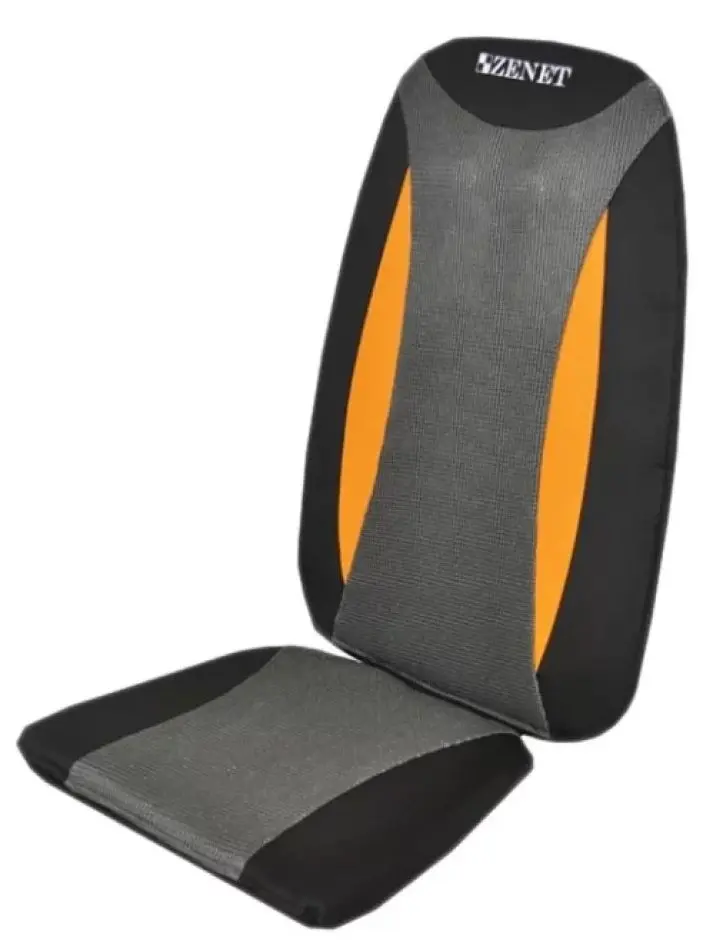 Husa cu masaj pentru scaun Zenet Zet-824 (Black/Orange)