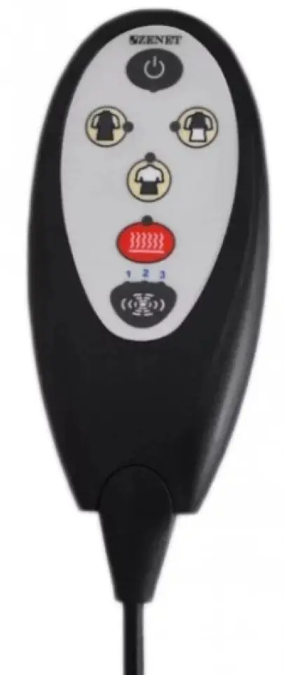 Husa cu masaj pentru scaun Zenet Zet-824 (Black/Orange)