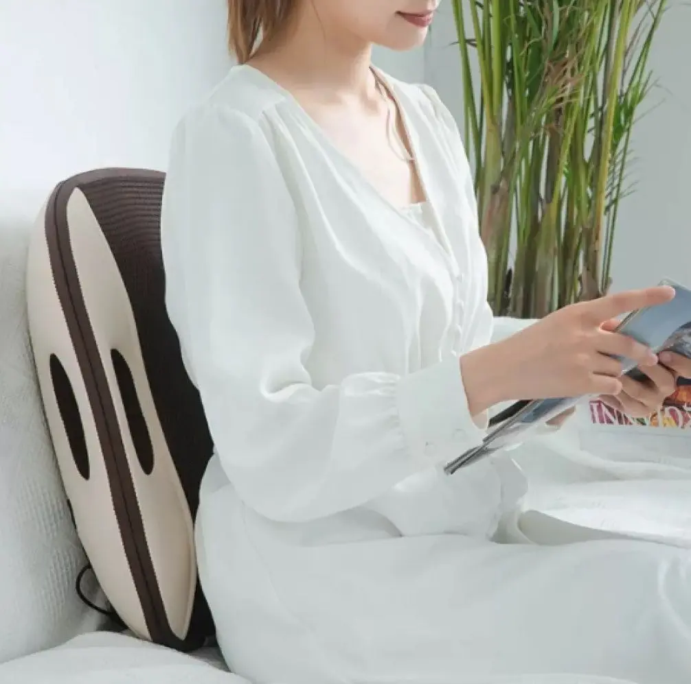 Массажная подушка Zenet ZET-728 (Beige/Brown) - 3