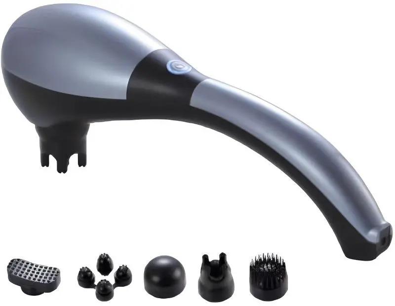 Перкуссионный массажер Zenet Zet-716 (Grey/Black)