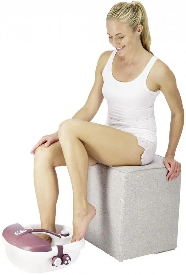 Cada cu masaj pentru picioare Beurer FB35 (White/Pink)