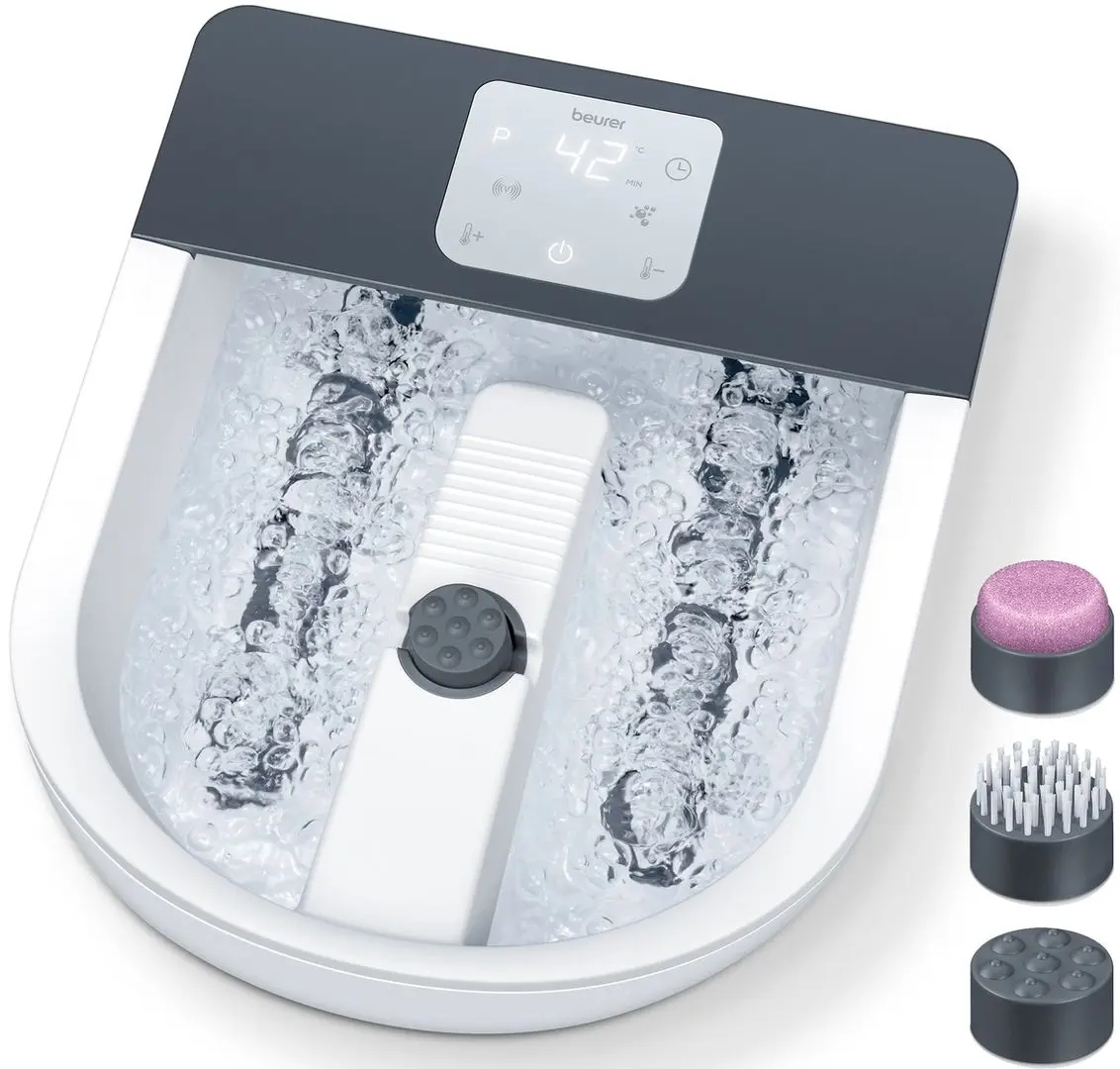 Cadă cu masaj pentru picioare Beurer FB60 (White/Grey)