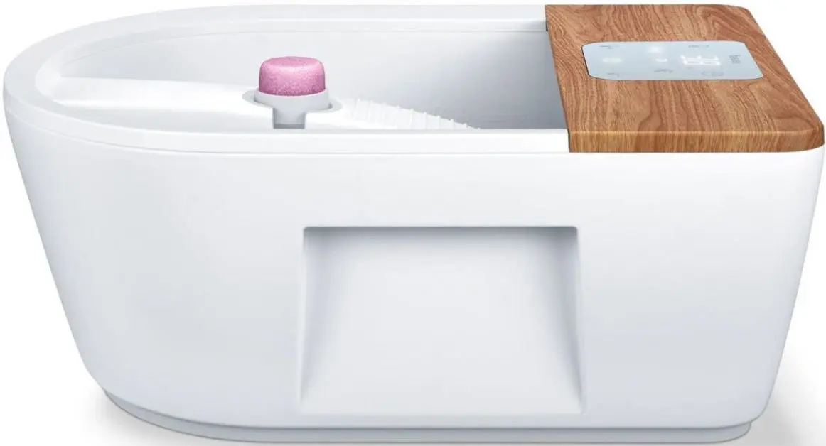 Cadă cu masaj pentru picioare Beurer FB65 (White/Wood)