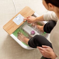 Cadă cu masaj pentru picioare Beurer FB65 (White/Wood) Thumb