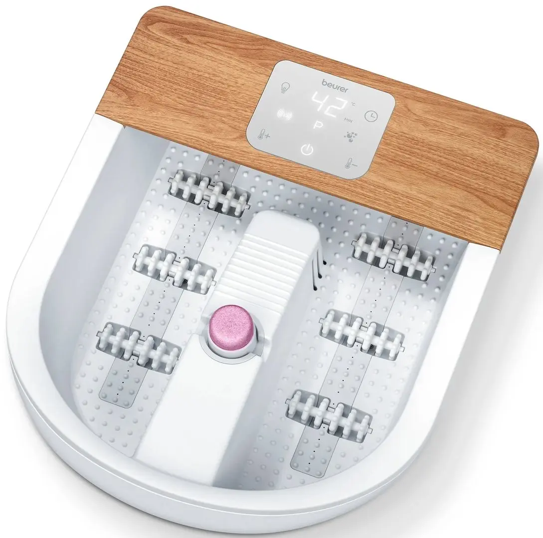 Cadă cu masaj pentru picioare Beurer FB65 (White/Wood)